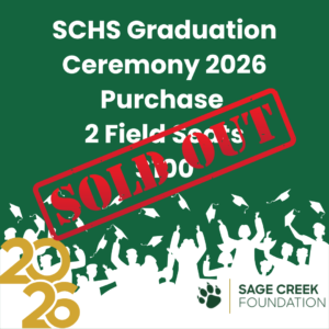 Graduation Field Seat Tickets (Package of 2 Seats)