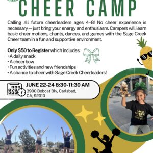 Sage Creek Cheer Mini Bobcats Summer Camp